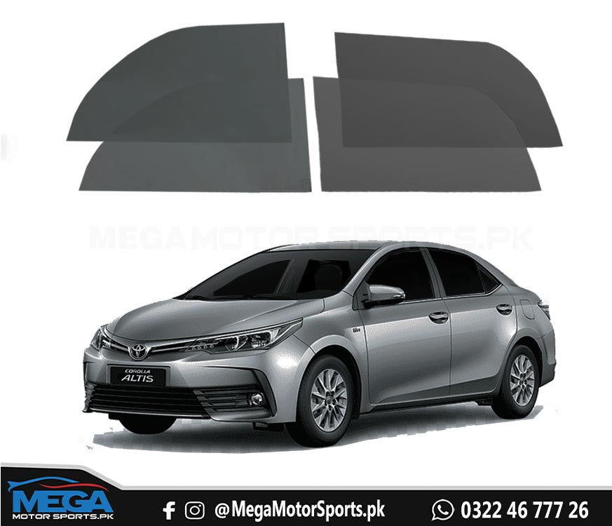 Toyota Corolla OEM 50% Tinted Window Glass - Originally Black Glass