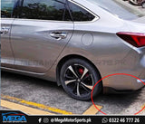 Honda Civic Glossy Black Rear Bumper Splitter V1 For Models 2016 - 2021