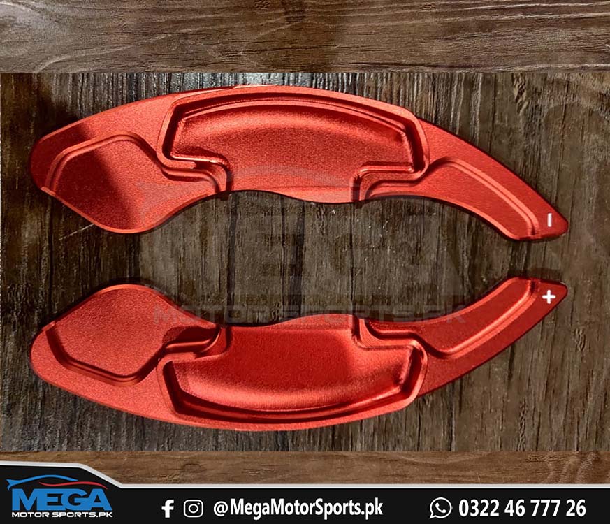 Honda Insight Steering Wheel Paddle Shift Extension (RED) 2 Pieces For Models 2019 2020 2021