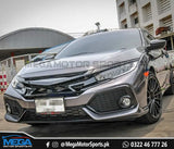 Honda Civic Piano Black X Grill