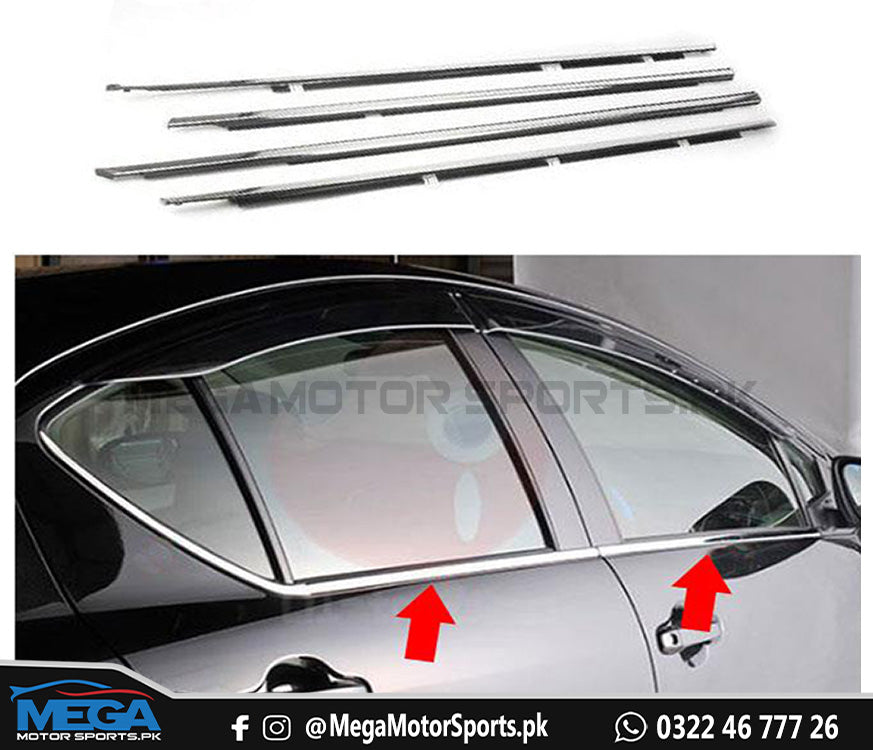 Toyota Aqua Weather Strip Chrome