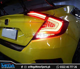 Honda Civic X Smoke Galaxy Style Tail Lights 2016-2021