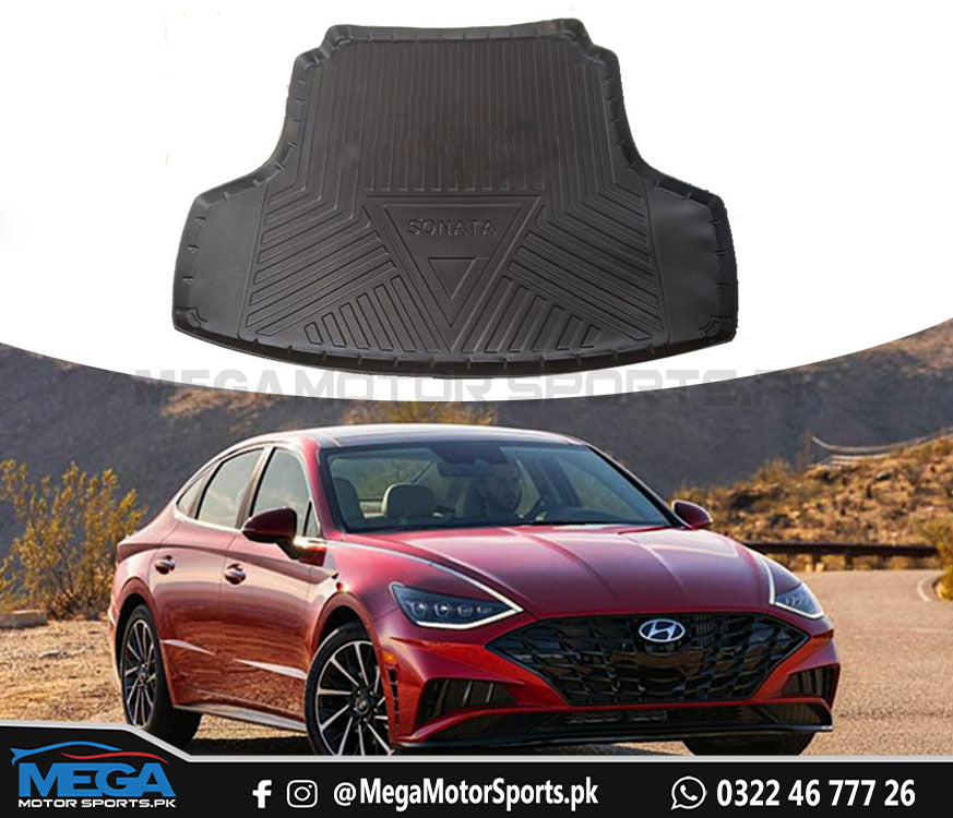 Hyundai Sonata PVC Trunk Mat For 2021 2022 2023