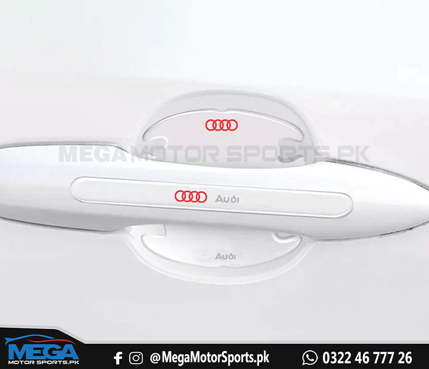 Audi Car Transparent Door Handle And Bowl Protector | Door Scratch Protector