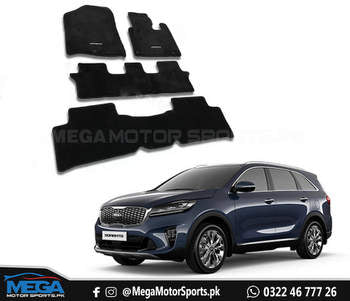 Kia Sorento Velvet Fiber Floor Mats For 2020 2021 2022