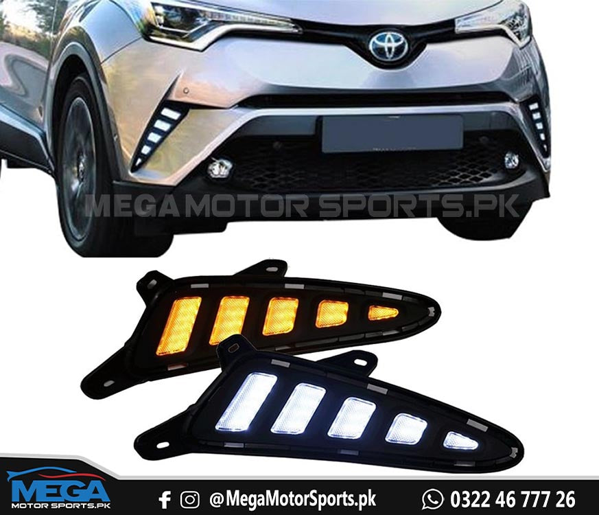 Toyota CHR Front LED DRL / Front LED DRL Tail Style