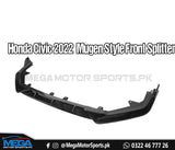 Honda Civic Type R Style Glossy Black Front Lip Splitter For 11th Gen 2022 2023