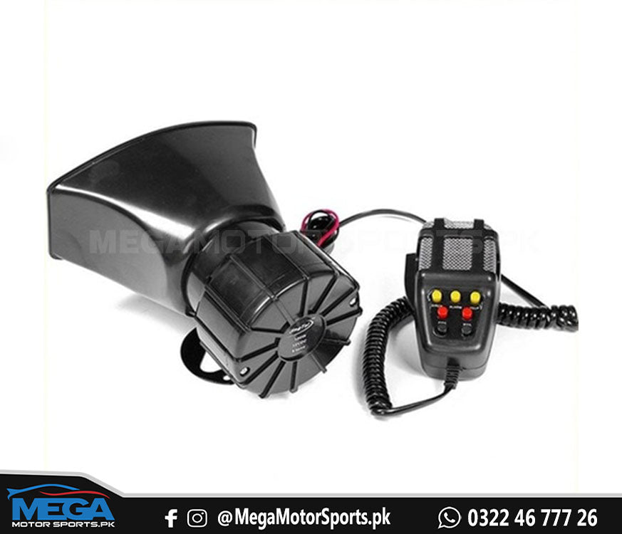 Police Siren with Mic - Multipurpose Speakers Loud Car Horn Police Siren Air Horn