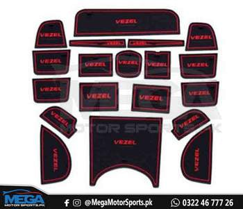 Honda Vezel PVC Interior Mats Red - Model 2013-2020