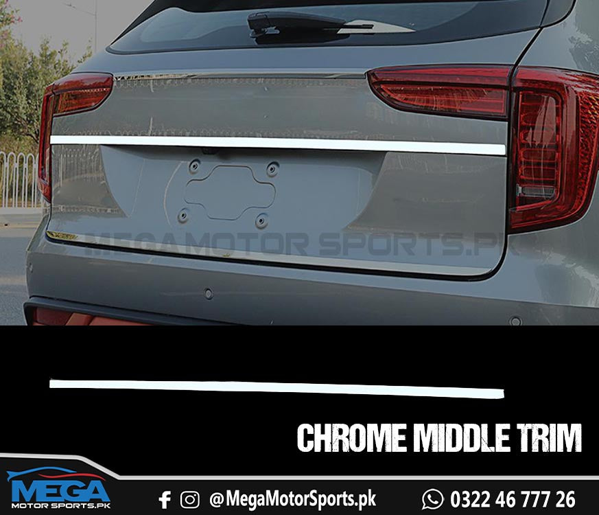 Haval Jolion Middle Trunk Chrome Garnish Trim For 2021 2022