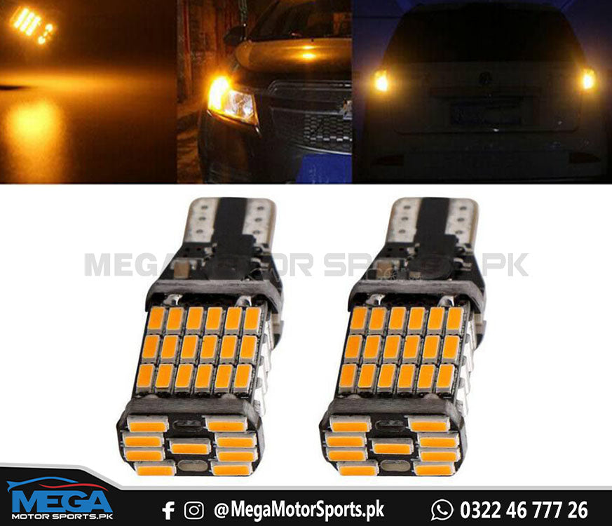 Orange (Amber) Led Bulb - T10 - ( Parking )