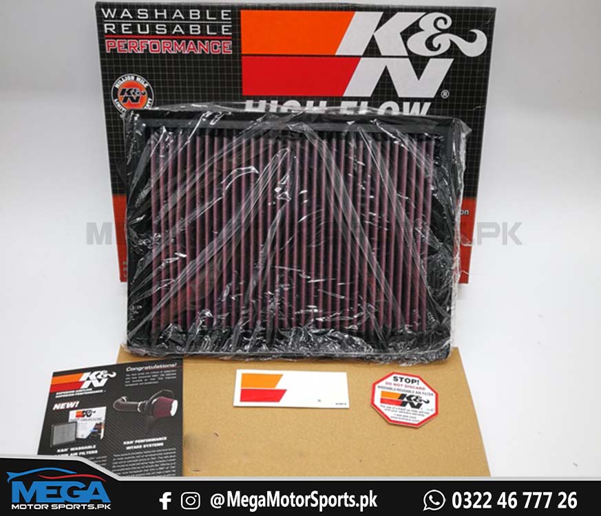 Toyota Fortuner and Hilux Revo 2.4L 2.8L K&N Air Filter 