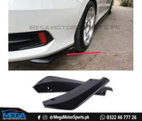 Honda Civic X Gloss Black Rear Bumper Splitter V2