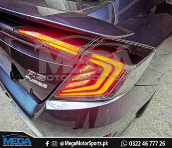 Honda Civic Sequential Lava Smoke Taillights