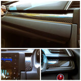 Honda Civic X Dashboard Carbon Fiber Trim 2016 - 2021 (3 Pieces)