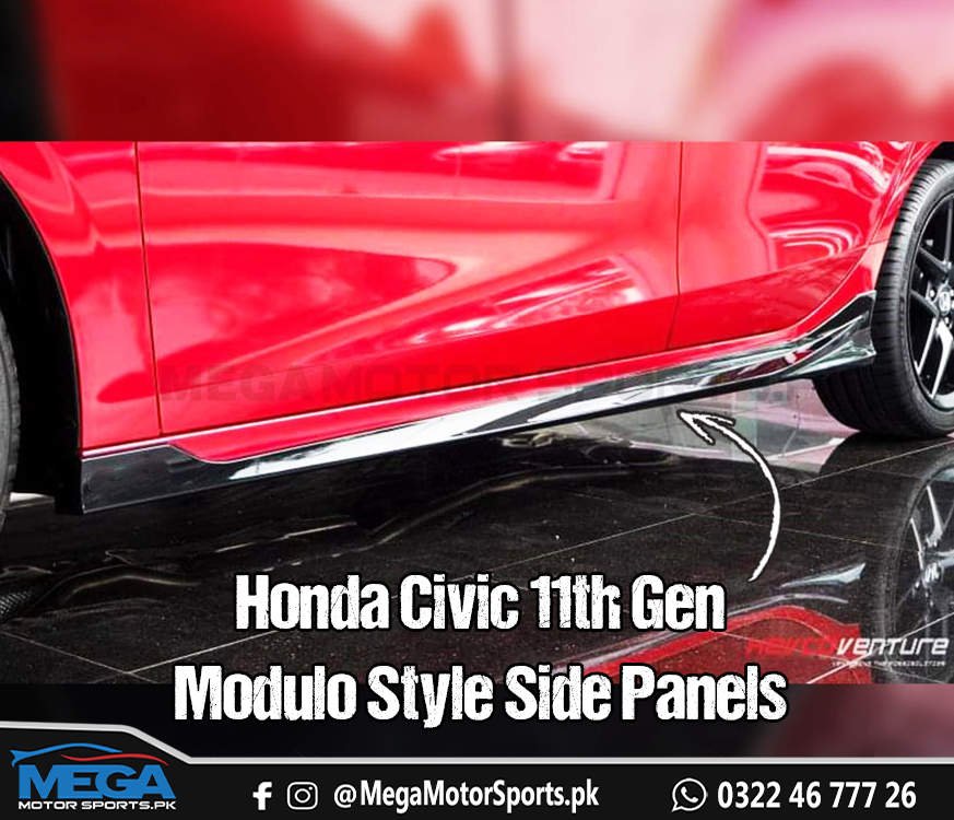 Honda Civic 2022 Modulo Style Side Panels For 11th Generation 2022 2023
