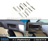 Toyota Land Cruiser Prado FJ150 Chrome Interior Door Handle Cover Trims