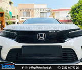 Honda Civic 2022 Carbon Fiber Front Grill Extension 3 pcs For 11th Generation 2022 2023