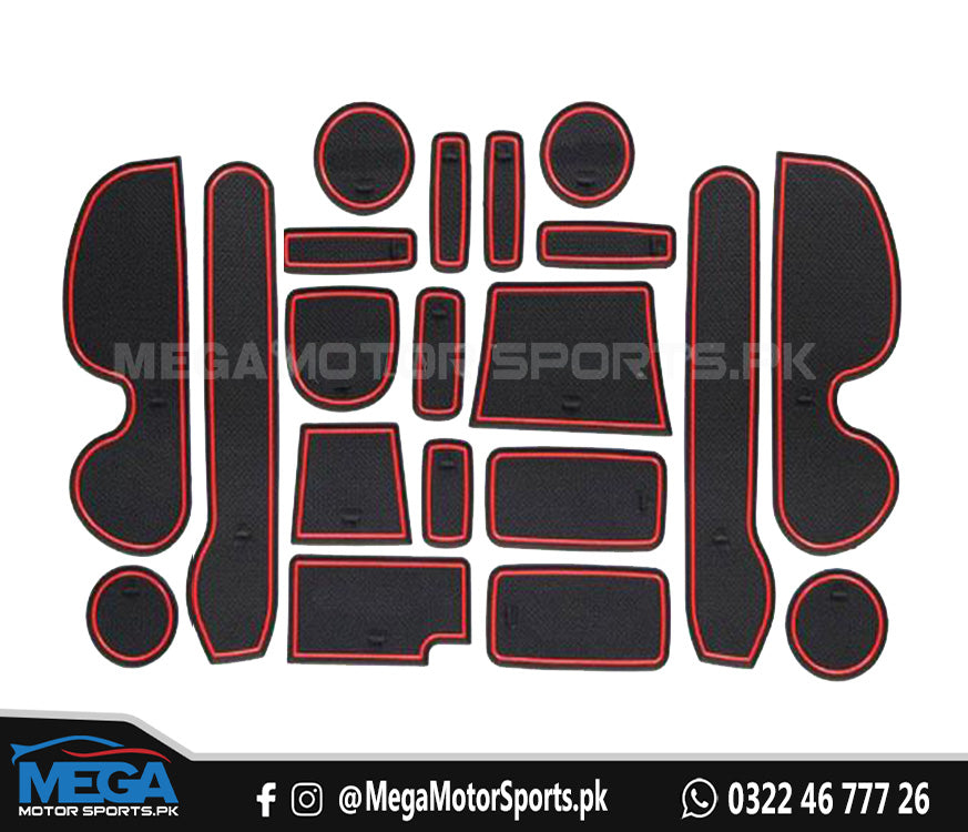 Honda BRV PVC Interior Mats Red