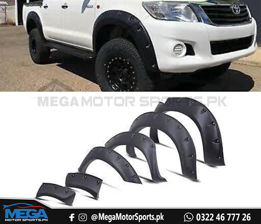 Toyota Hilux Vigo Nuts Style Fender Flares For 2005 - 2012