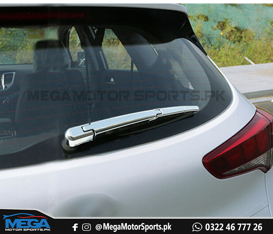 Hyundai Tucson Rear Wiper Blade Chrome Trim / Back Window Wiper Blade Trim - 2020 - 2021