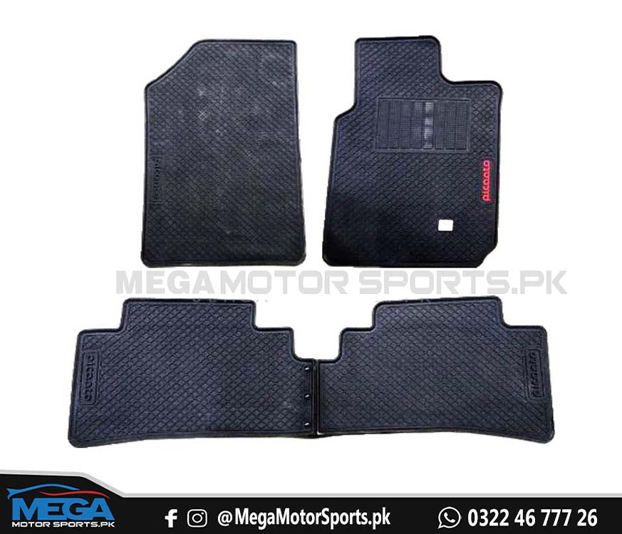 KIA Picanto PVC Floor Mat - Black 3 Pcs For 2019 2020 2021 2022