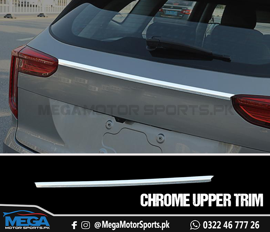 Haval Jolion Upper Trunk Chrome Garnish Trim For 2021 2022