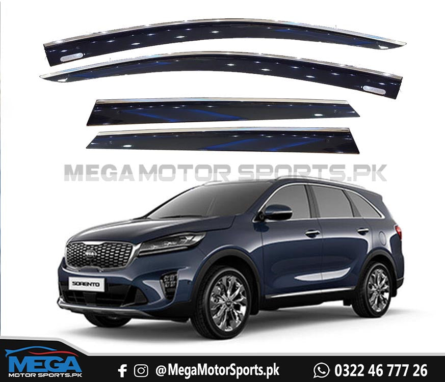 Kia Sorento TXR Air Press / Sun Visor - Chrome For 2021 - 2024