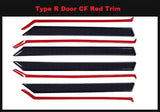 Honda Civic Red Interior Door Strip