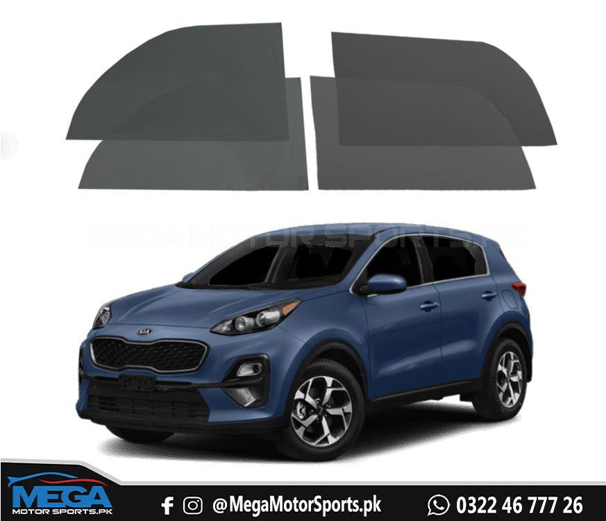 KIA Sportage OEM 50% Tinted Window Glass - Originally Black Glass For 2019 2020 2021