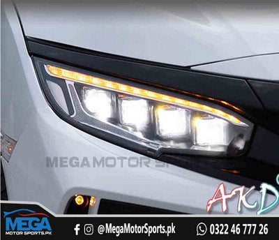 Honda Civic Matrix Style LED HeadLights