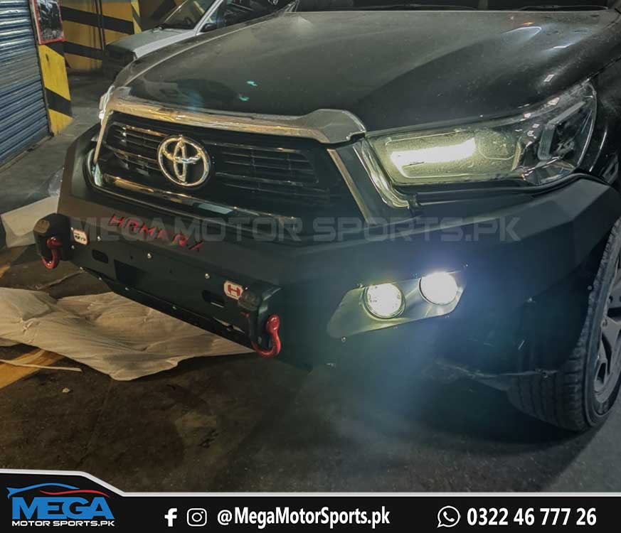 Toyota Hilux Revo Front Hamer Bull Bar / Armoured Bumper - V1 2021 - 2024 (Facelift)