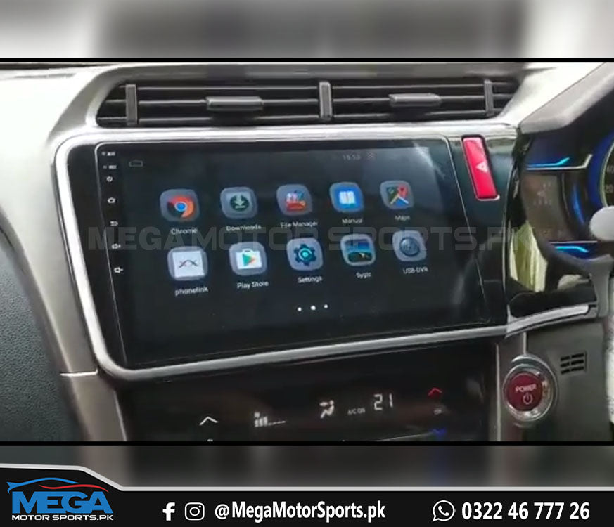 Honda City Android Apple Carplay / Android Auto Panel Multimedia  For 2021 -2025
