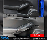 Honda Civic 11th Generation Carbon Fiber Door Side Panel Covers For 2022 2023