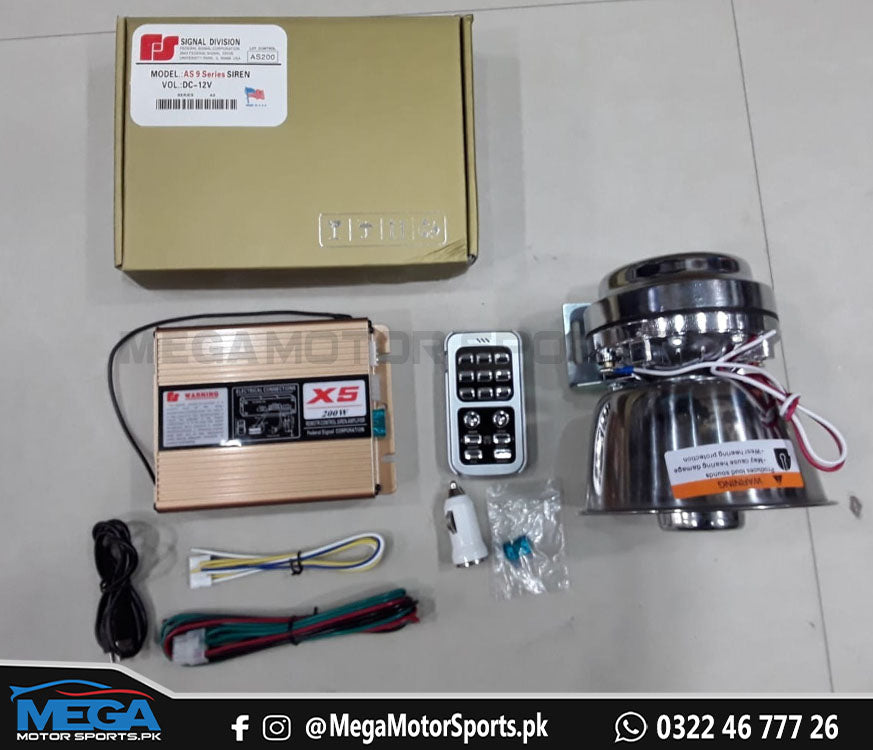 Hi-Power X5 200 Watt Hooter Horn / Hooter Siren / Police Siren