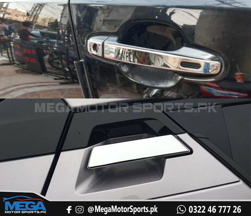 Toyota CHR Door Handle Chrome Strips