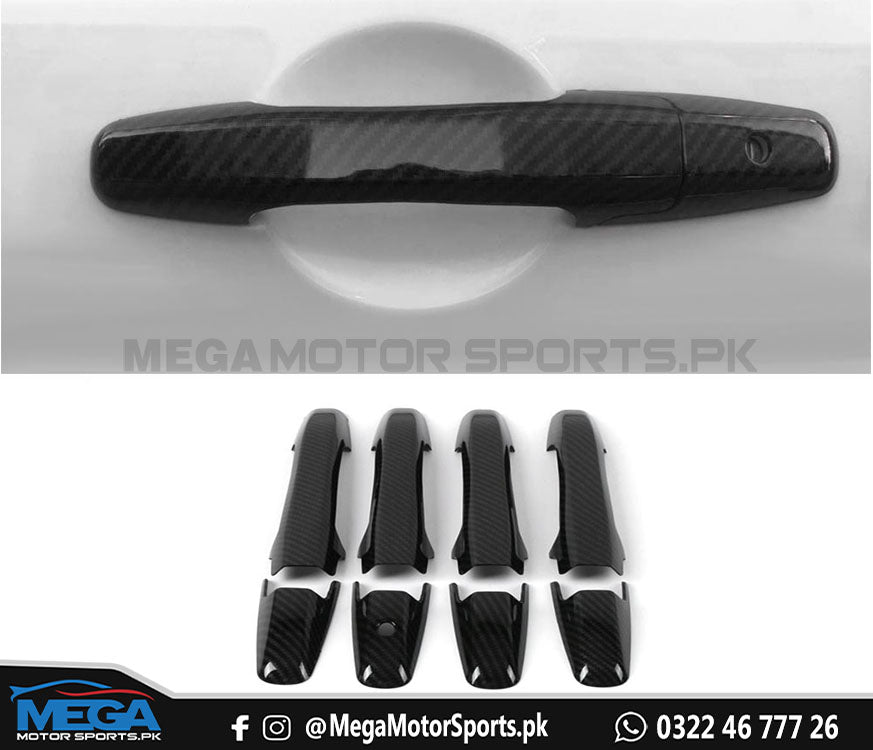 Honda Civic Reborn Carbon Fiber Door Handle Covers For 8th Gen Civic