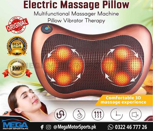 Medicated Neck Massager Pillow Electric Massage Pillow Vibrator