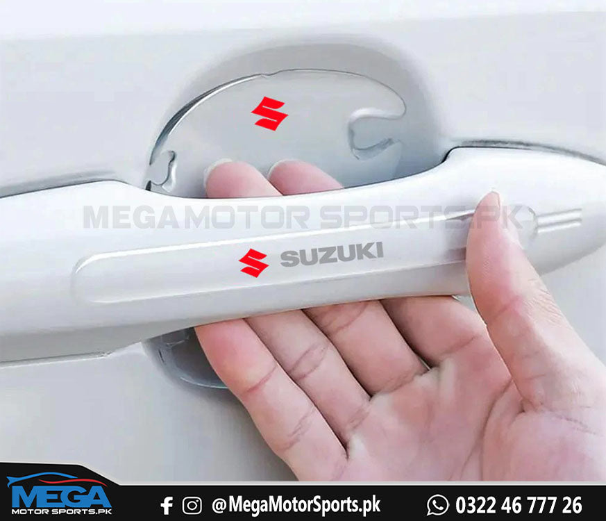 Suzuki Car Transparent Door Handle And Bowl Protector | Door Scratch Protector