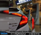 Honda Civic X Smoke Galaxy Style Tail Lights 2016-2021
