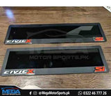 Civic X Number Plate SI / Type R / HONDA / PRL / RS