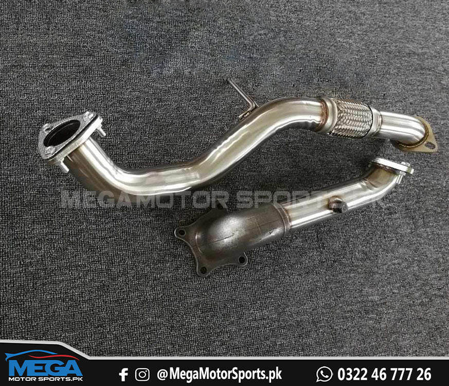 Honda Civic X Front/Down Pipe 3" For Civic Turbo Models 2016 - 2021