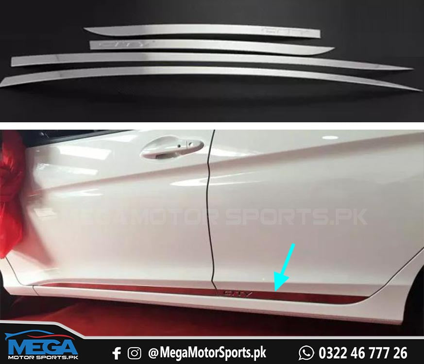 Honda Grace Silver Door Moulding For 2016 - 2021