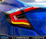 Honda Civic X Smoke Galaxy Style Tail Lights 2016-2021