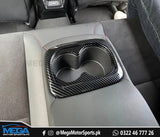 Honda Civic Carbon Fiber Rear Seat Cup Holder Trim For 11th Generation 2022 2023