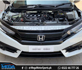 Honda Civic X  Piano Black Turbo Grill 2016-2021