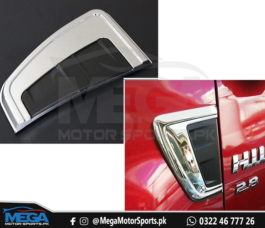 Toyota Hilux Revo Chrome Fender Vents