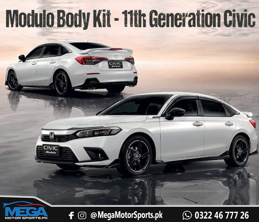 Honda Civic 2022 Modulo Body kit For 11th Generation 2022 2023 - Painted