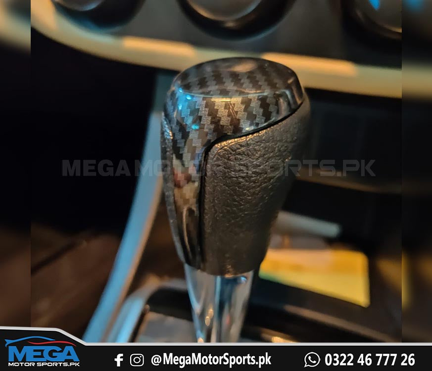 Toyota Corolla Carbon Fiber Gear Knob For 2014 - 2021