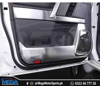 Toyota Land Cruiser FJ200 Anti Kick Door Protection Cover - Chrome